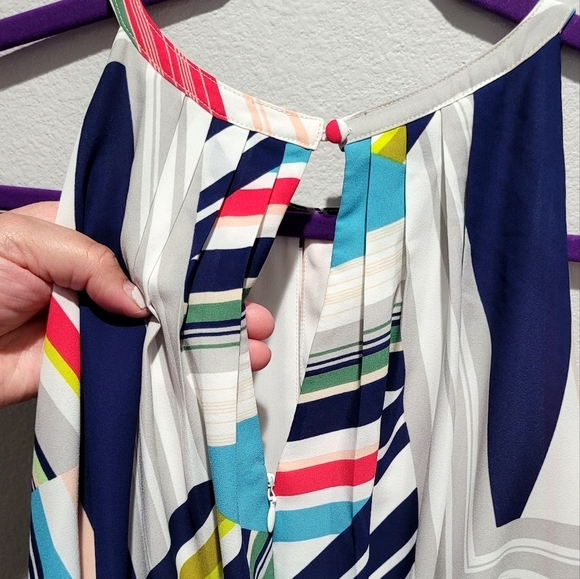 Chico's Petite Multi Geo Print Maxi dress - Picture 5 of 12